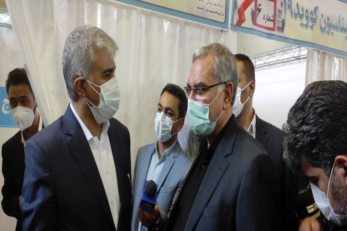 وزیر بهداشت در کرمانشاه