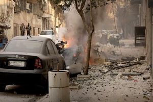 اعلام محله الشیخ مقصود شهر حلب سوریه به عنوان منطقه بسته نظامی