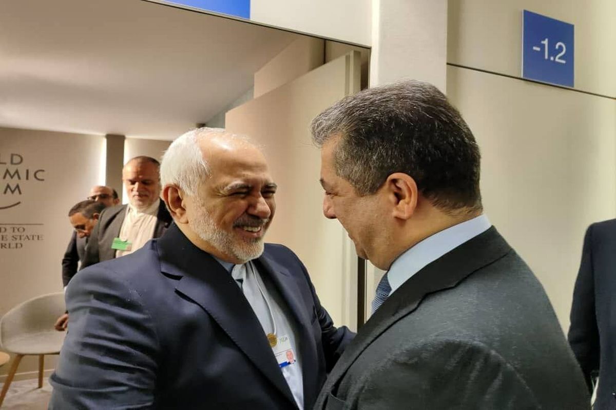 ظریف+بارزانی