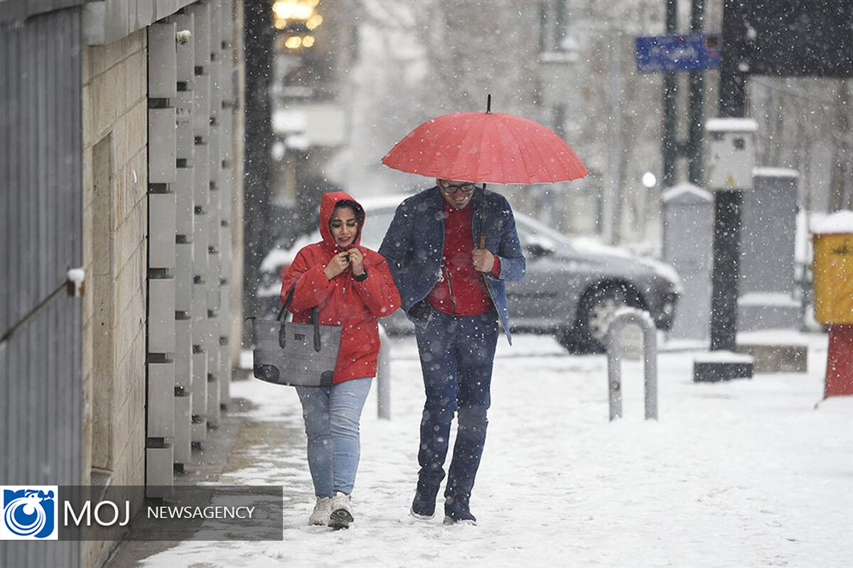 بارش برف در تهران