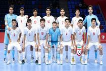 صعود مقتدرانه ایران به مرحله حذفی جام ملت‌های فوتسال