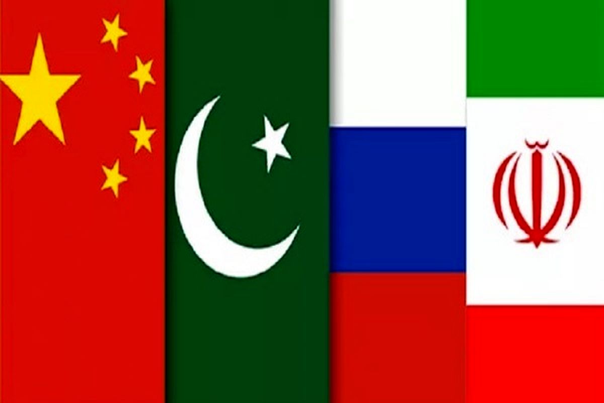 وزرای امورخارجه جمهوری اسلامی ایران، چین، روسیه و پاکستان