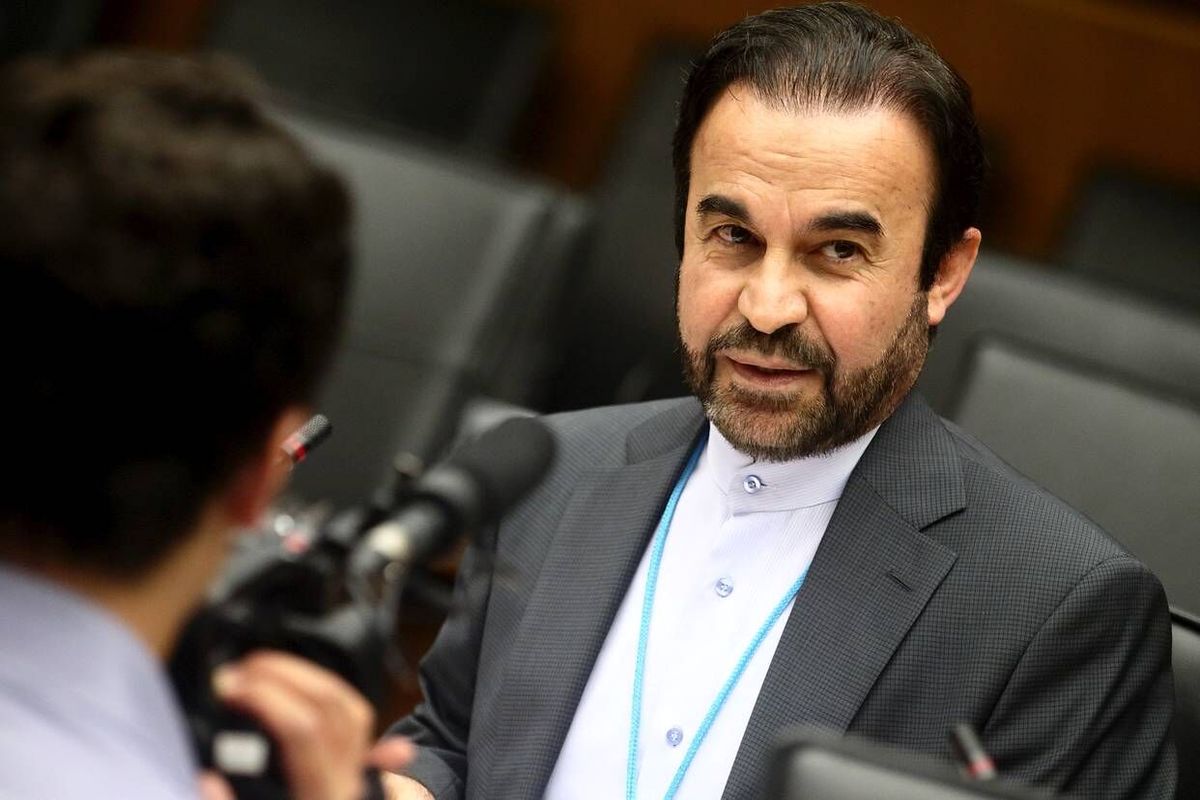 رضا نجفی سفیر و نماینده دائم ایران در دفتر سازمان ملل متحد