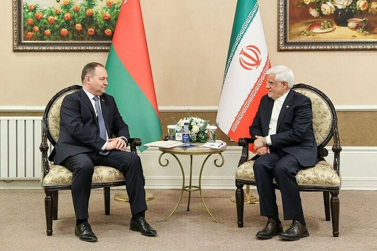 معاون اول رئیس‌جمهور در دیدار با  نخست وزیر بلاروس