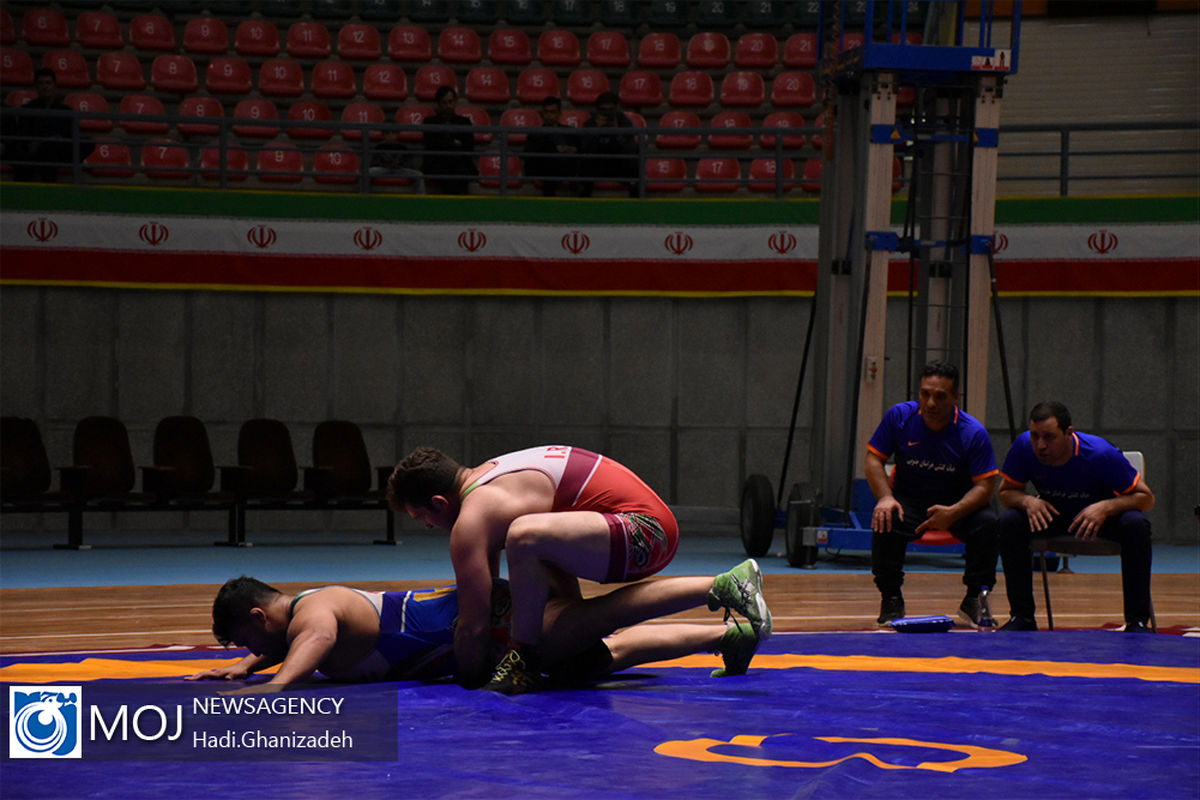 دیدار تیم های کشتی فرنگی هیات اردبیل و خراسان جنوبی