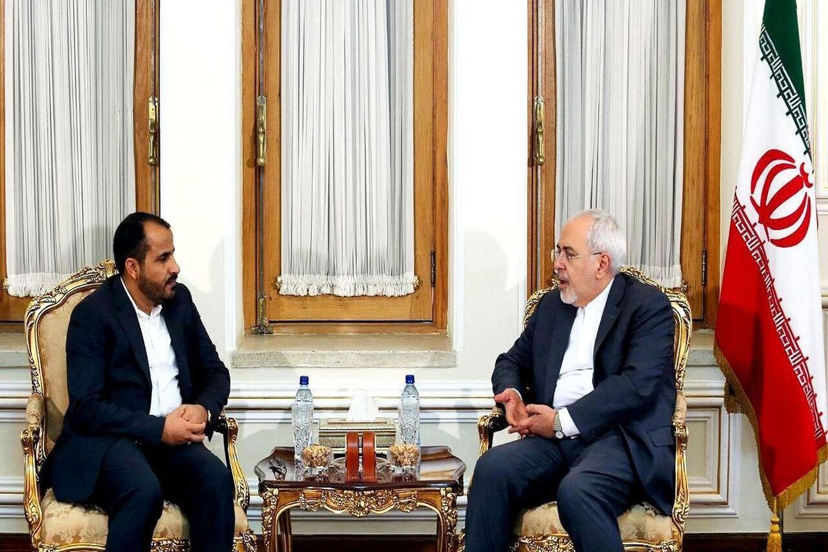دیدار سخنگوی انصارالله با ظریف