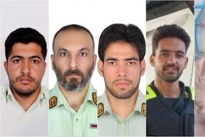 تصاویر شهدای امروز حادثه تروریستی «دامن» ایرانشهر منتشر شد