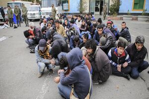 معتادین متجاهر از نقاط آسیب خیز و پر تردد تهران توسط پلیس جمع‌آوری شدند
