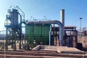  احداث و بهره برداری دو دستگاه غبارگیر خشک در شرکت فولاد سفید دشت 