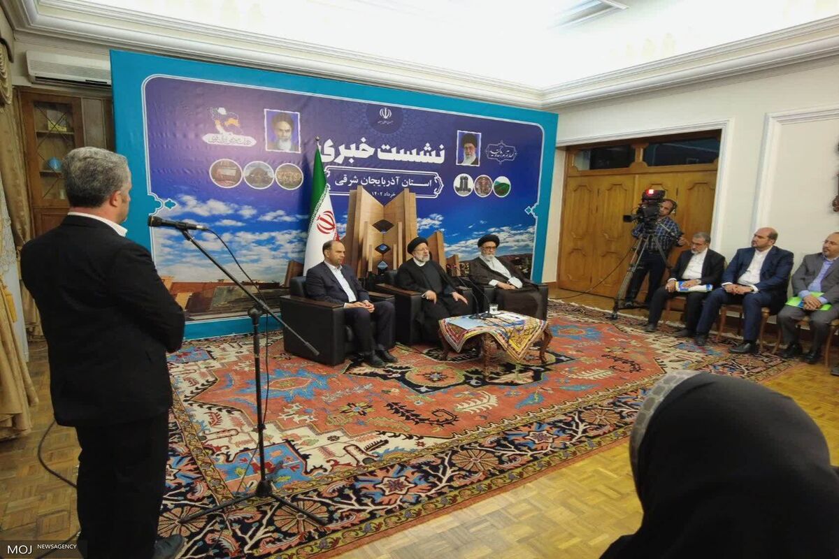نشست خبری رئیسی تبریز