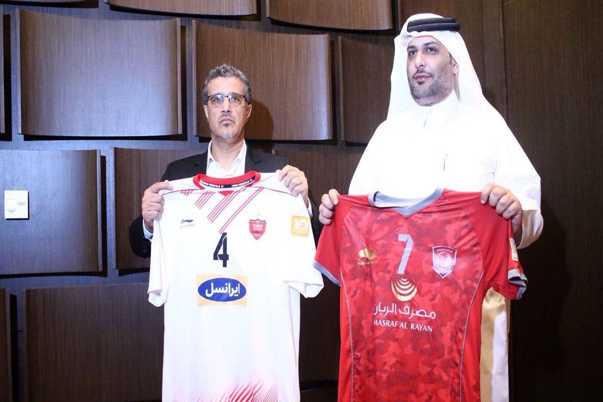 پیراهن پرسپولیس و الدحیل