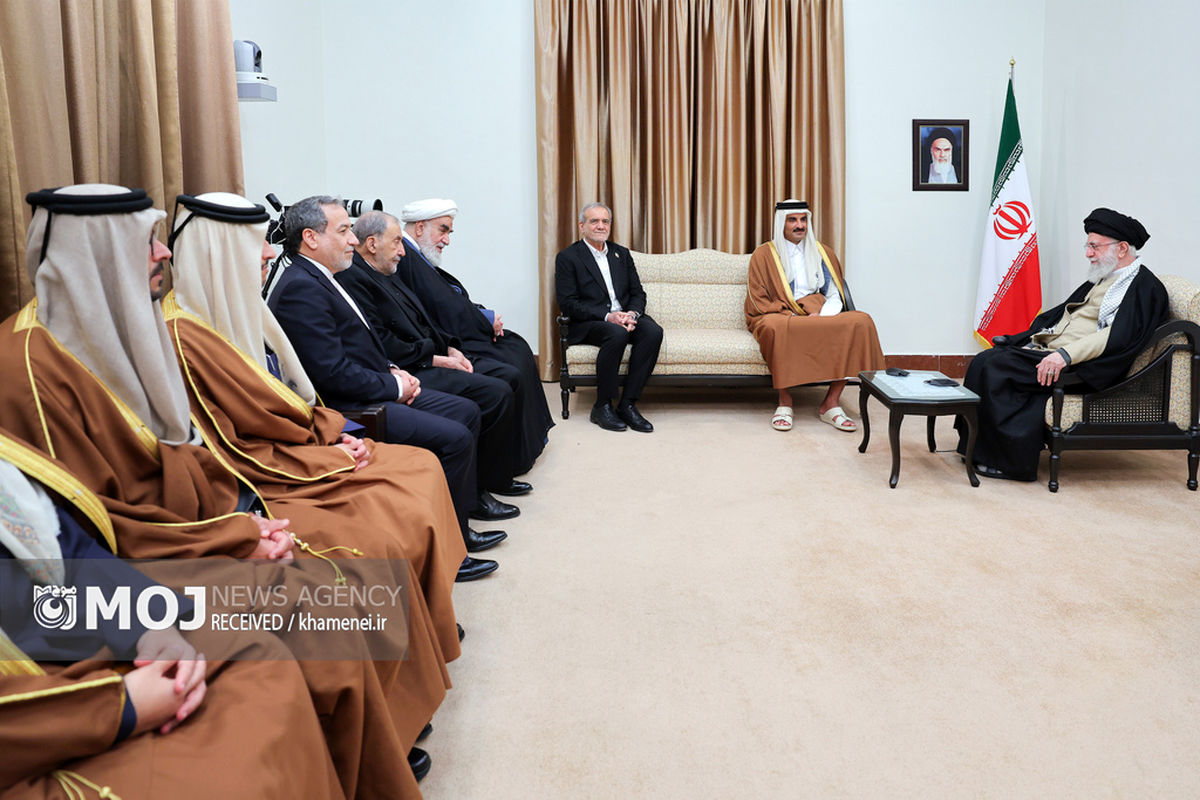 دیدار امیر قطر با رهبر معظم انقلاب