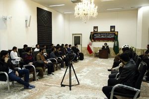 دیدار طلاب آذربایجان شرقی با تولیت آستان حضرت معصومه(س) 