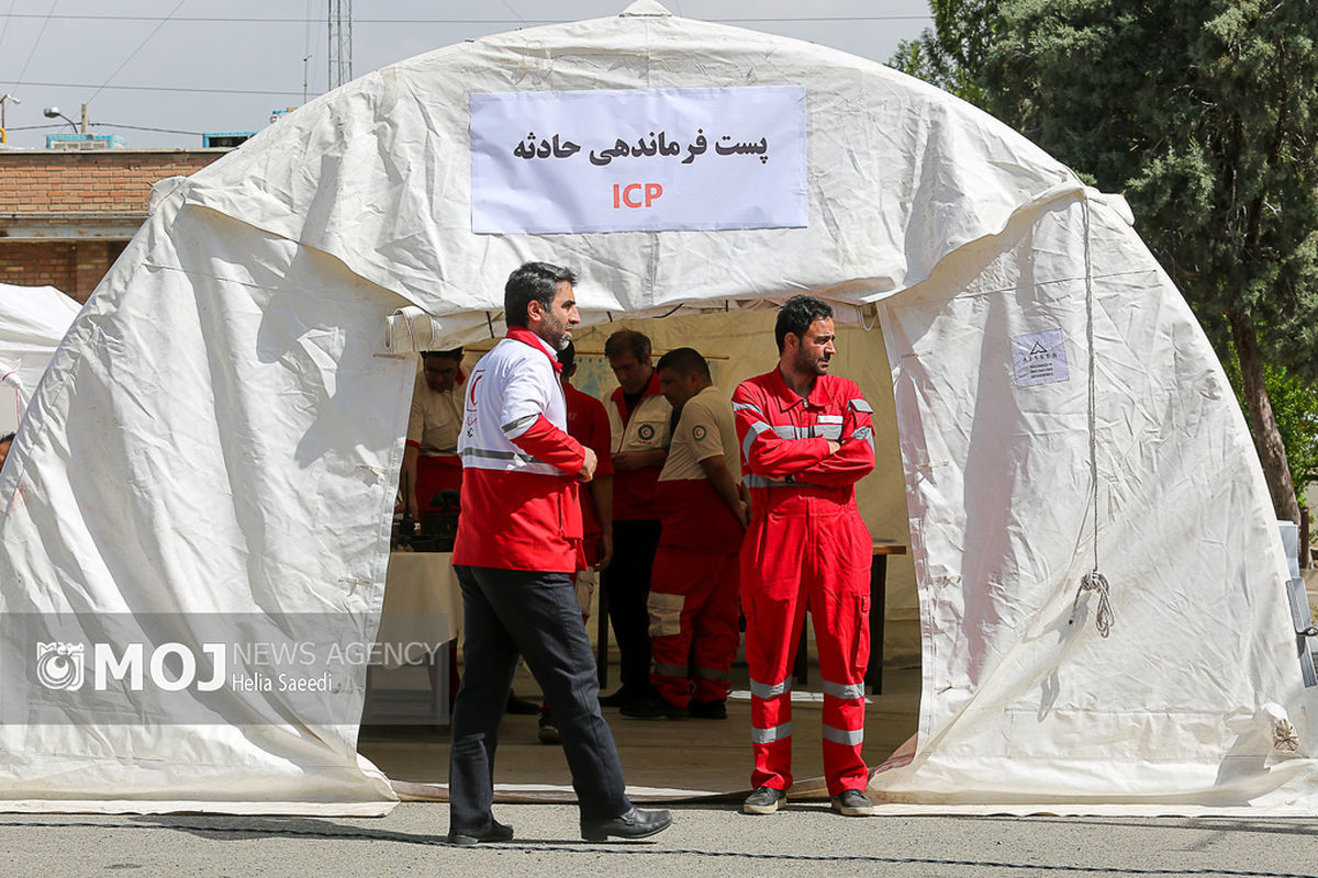 مانور امداد و نجات هلال احمر