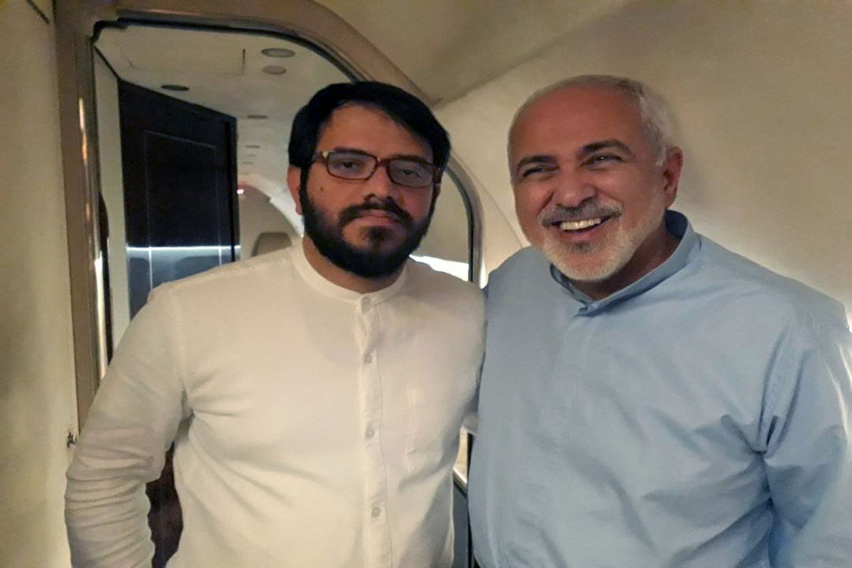 محمدجواد ظریف و مجتبی امینی-سریال گاندو