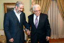 مشعل و عباس درباره قدس و پرونده آشتی گفت و گو کردند