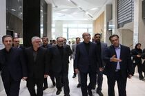 بازیدی استاندار کرمانشاه به همراه عضو هیأت مدیره بانک سپه در بیمارستان حکیم 