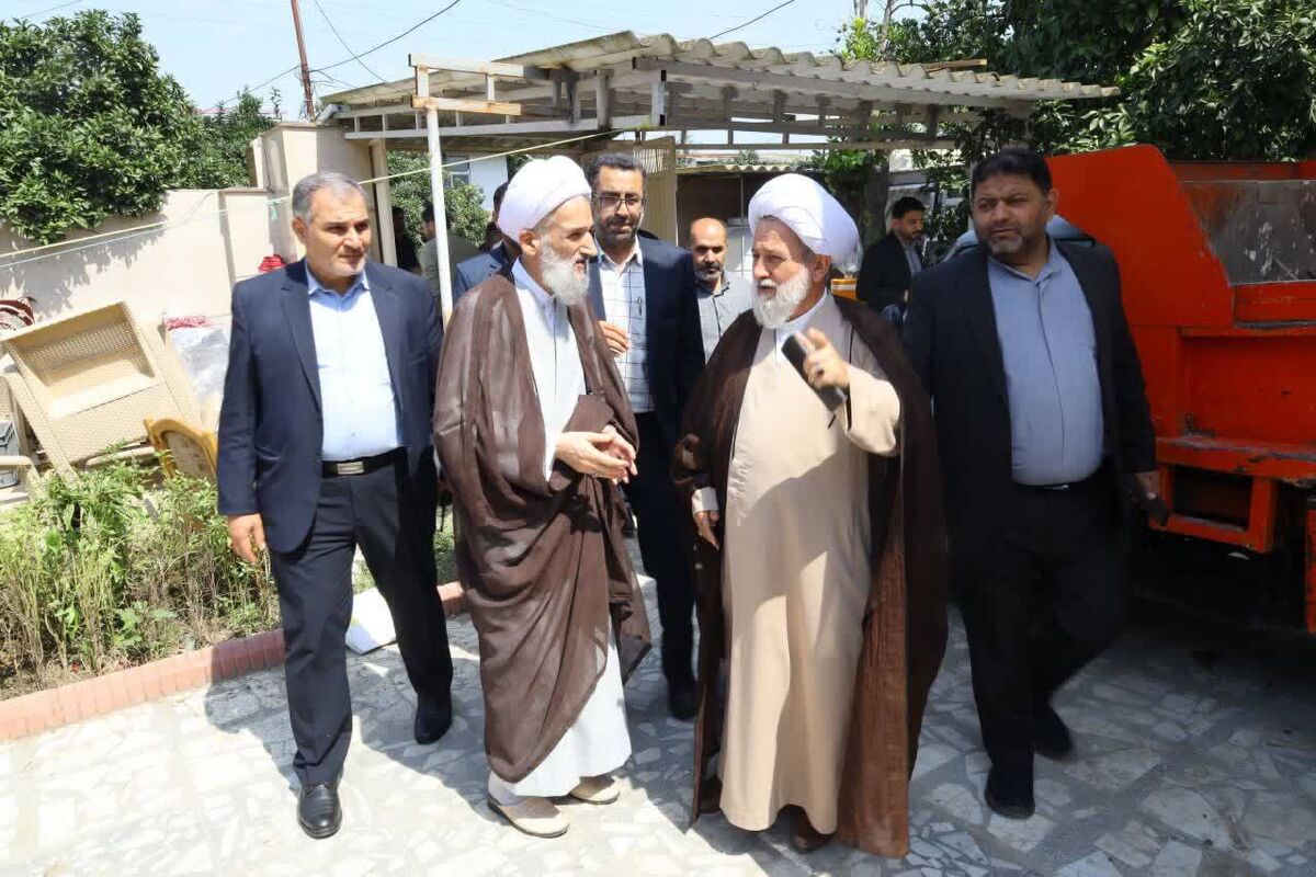 بازدید نماینده ولی فقیه از مناطق آسیب‌دیده