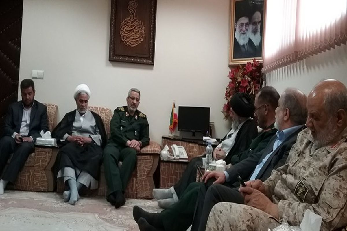 دیدار سردارغیب پرور با نماینده ولی فقیه درکردستان