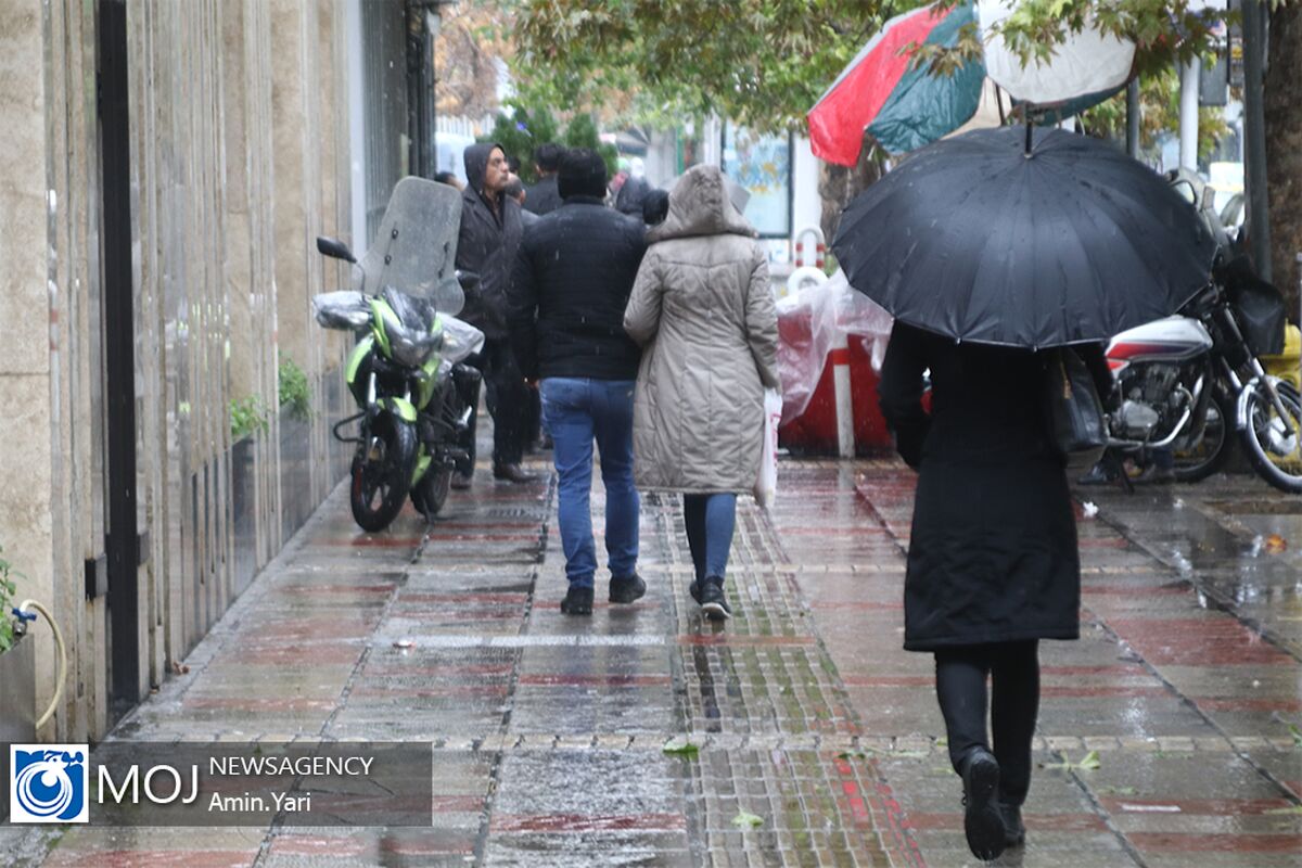 بارش برف پاییزی در تهران