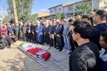 بدرقه سراسر اشک و اندوه برای صابر کاظمی در گلستان