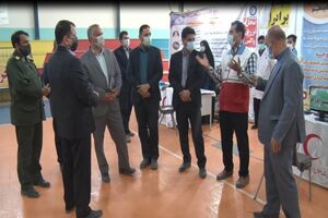 گزارش تصویری واکسیناسیون میبدی ها توسط هلال احمر 