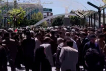 مردم سنندج در حمایت از پاسخ موشکی ایران به اسرائیل تجمع کردند
