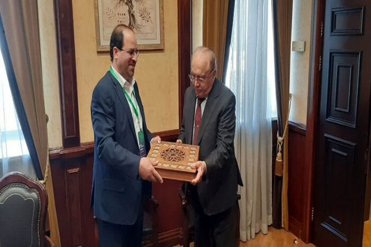 رئیس دانشگاه تهران در دیدار با رئیس دانشگاه لومونوسف مسکو