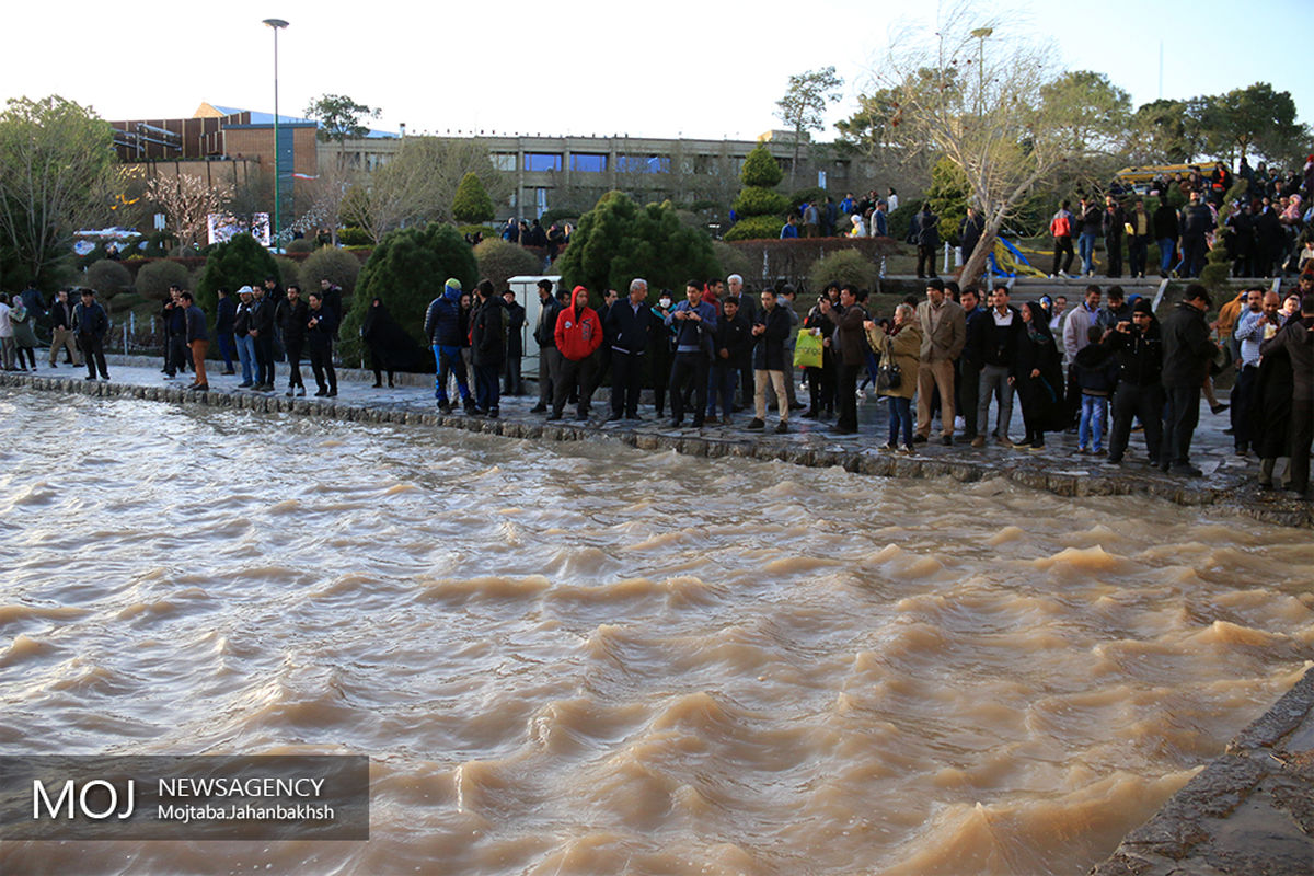 هشدار طغیان زاینده رود اصفهان