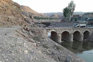 پل تاریخی افرینه مرمت شد