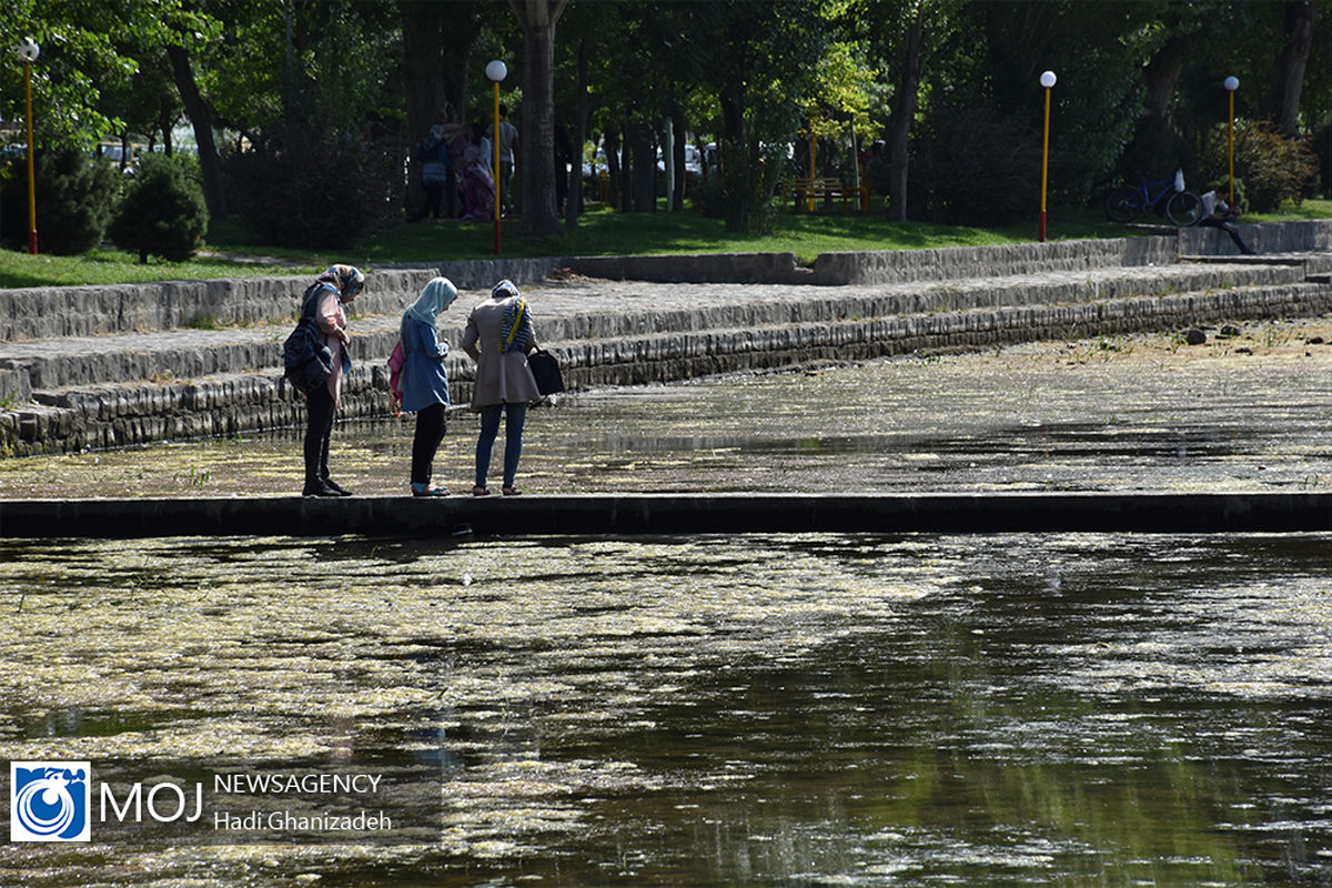 نفس های آخر رودخانه بالیقلو چای در اردبیل