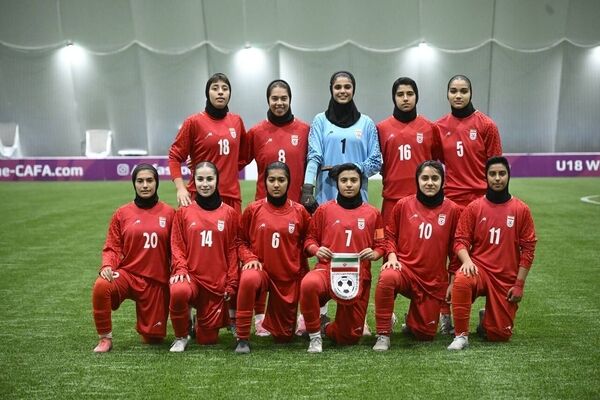 دختران ایران برابر ازبکستان در تورنمنت جوانان فوتبال کافا مساوی کردند