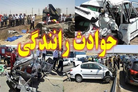 برخورد مینی بوس کارگران با خاور 14 مصدوم برجا گذاشت