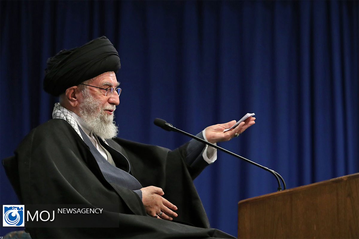 ارتباط تصویری مقام معظم رهبری با مردم آذربایجان شرقی