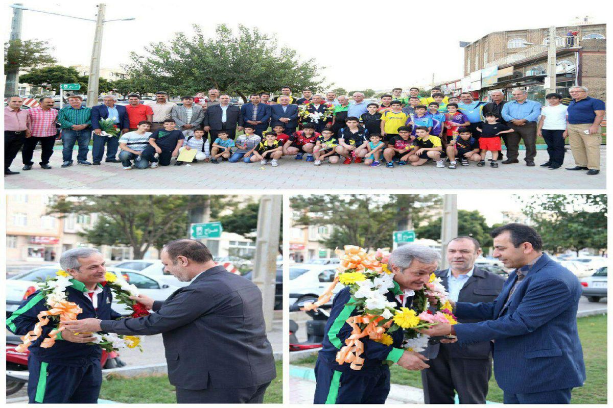 استقبال از سرمربی تیم ملی تنیس روی میز