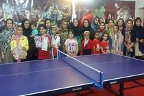 معرفی برترین های رقابت های تنیس روی میز در شهرضا 