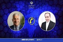 وزیر امور خارجه با همتای ایتالیایی قبل از عزیمت به تهران گفتگو کرد