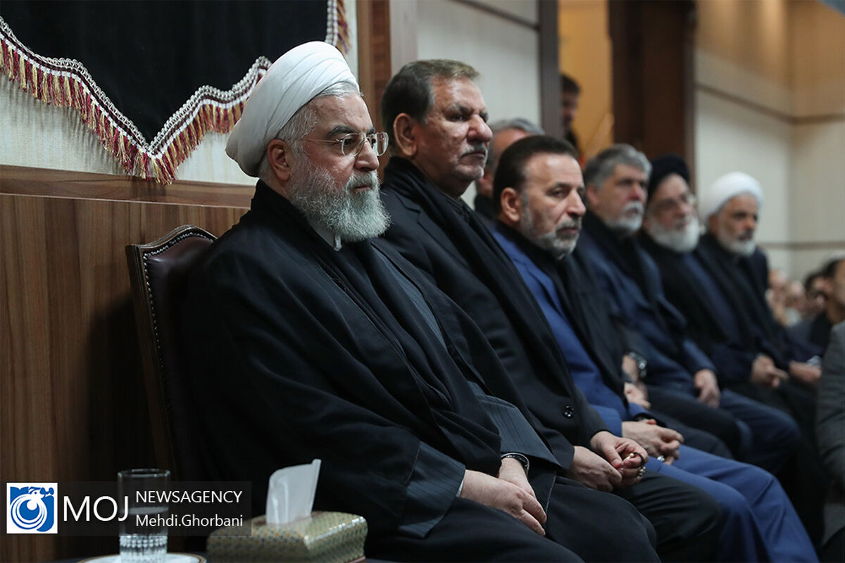 عزاداری حضرت اباعبدالله الحسین (ع) با حضور رییس جمهوری