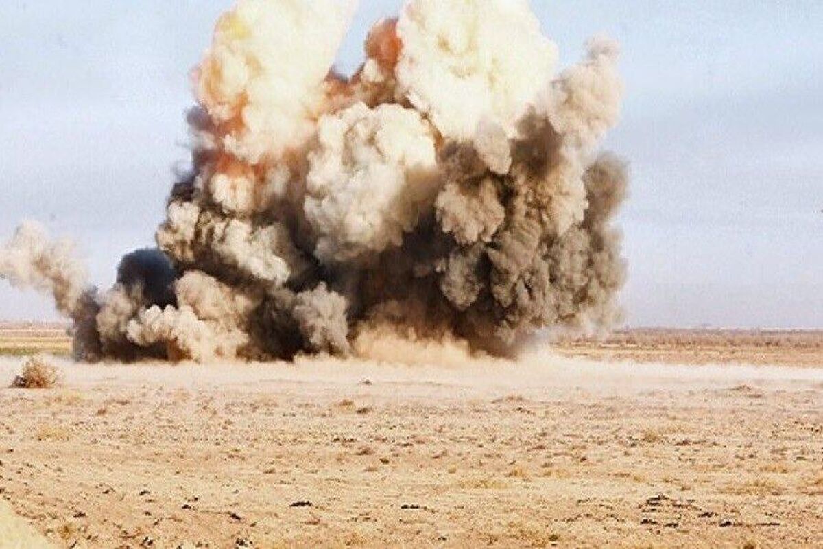 انفجار مین