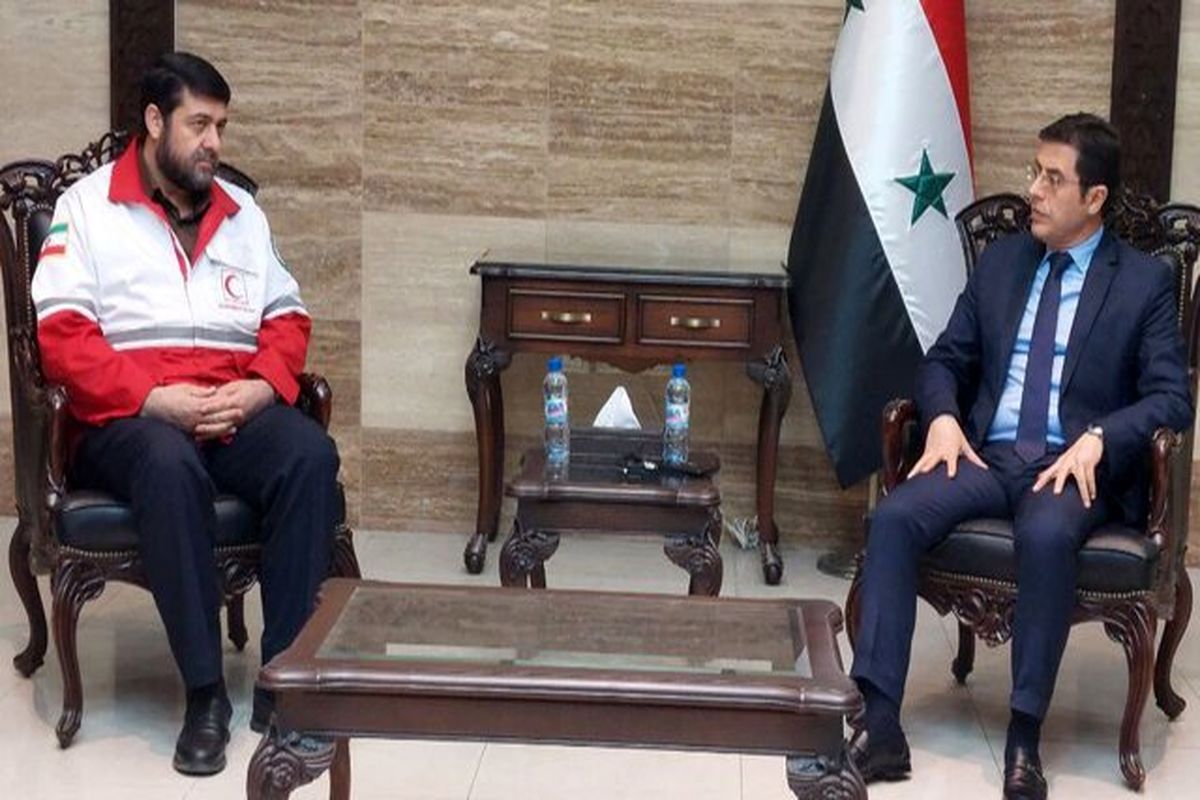 وزیر بهداشت سوریه و رئیس جمعیت هلال احمر ایران