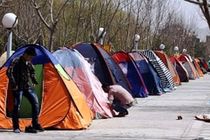 حضور ۱۲۰ آتش نشان در باغ فدک اصفهان