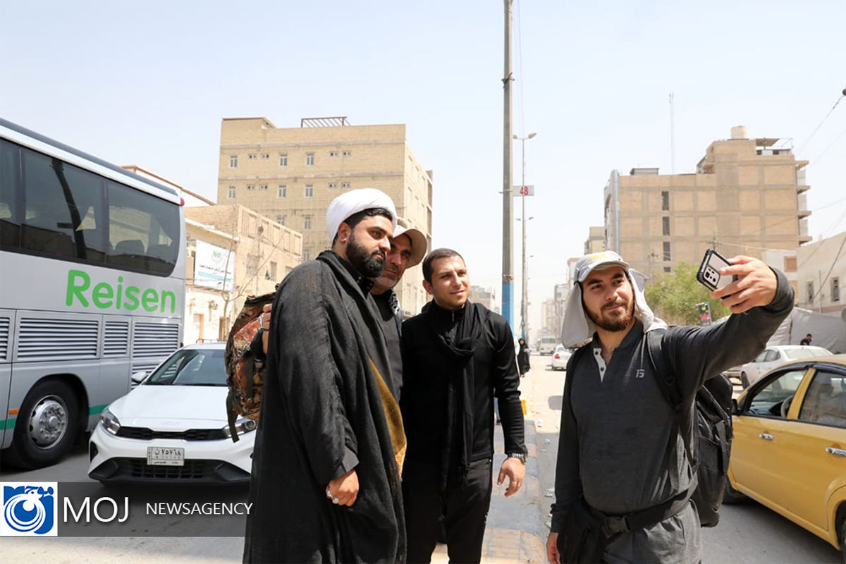 حضور کاروان ورزشی ایران در راهپیمایی اربعین حسینی 