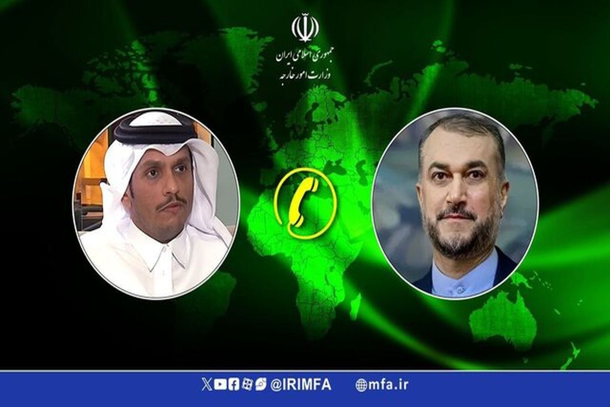 وزرای خارجه ایران و قطر