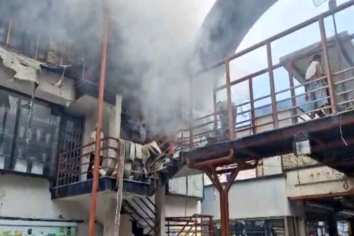 آتش سوزی کاسپین انزلی