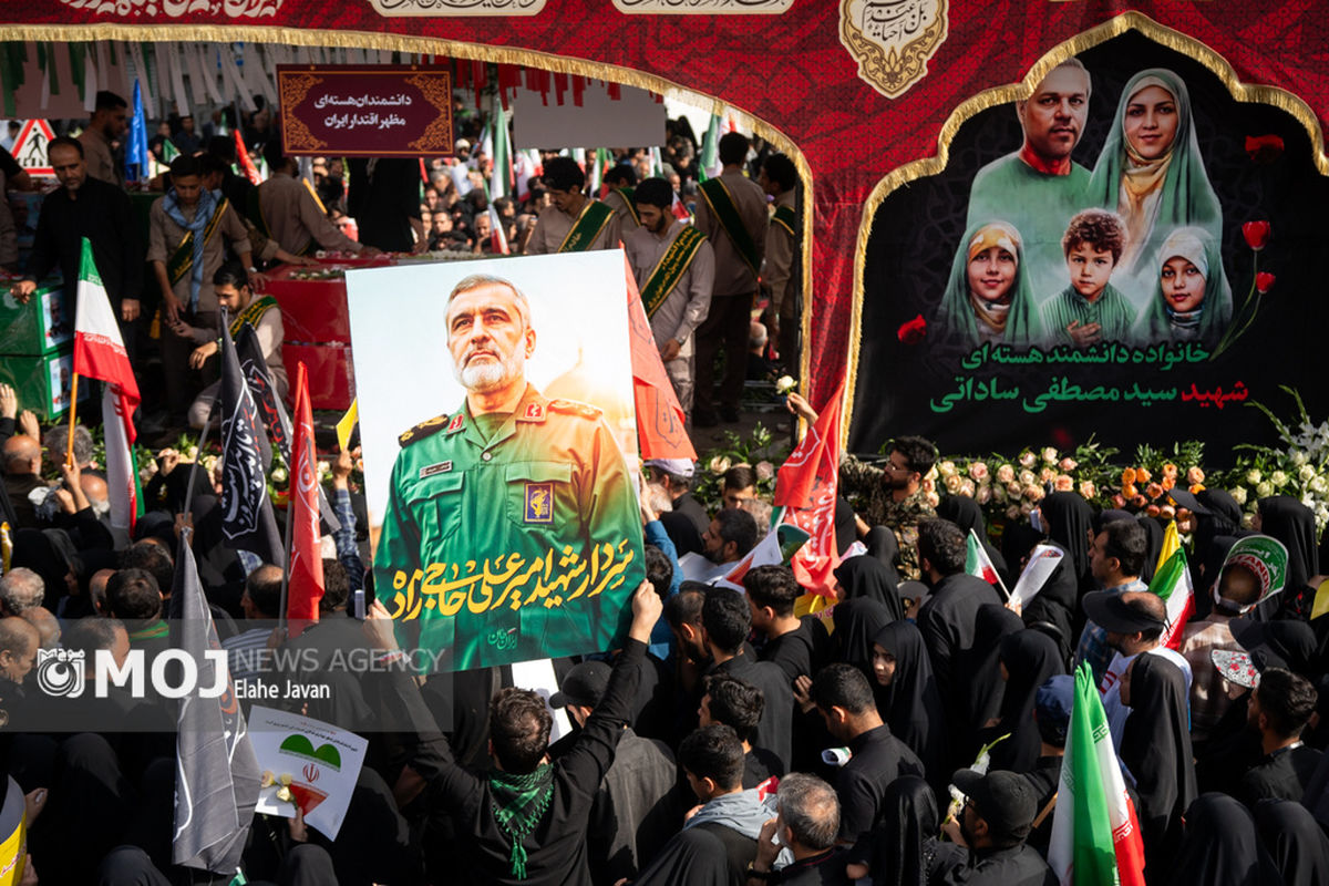 مراسم تشییع شهدای اقتدار - ۲