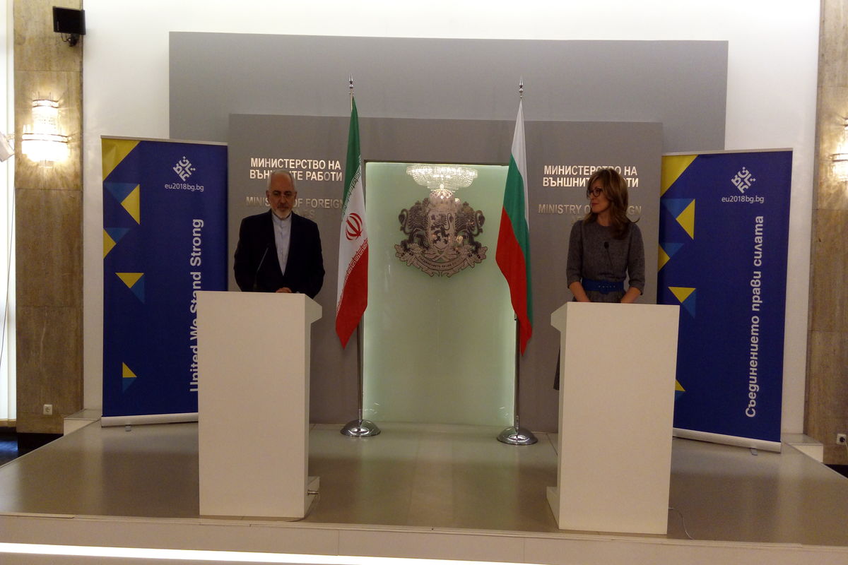 ظریف و وزیر خارجه بلغارستان