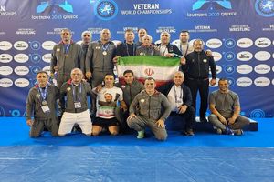 ۱۲ مدال‌ پیشکسوتان کشتی آزاد در مسابقات جهانی