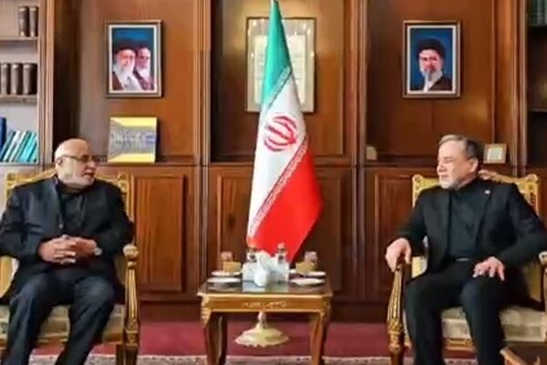 عضو هیأت رئیسه جنبش امل با وزیر امور خارجه جمهوری اسلامی ایران، دیدار کرد