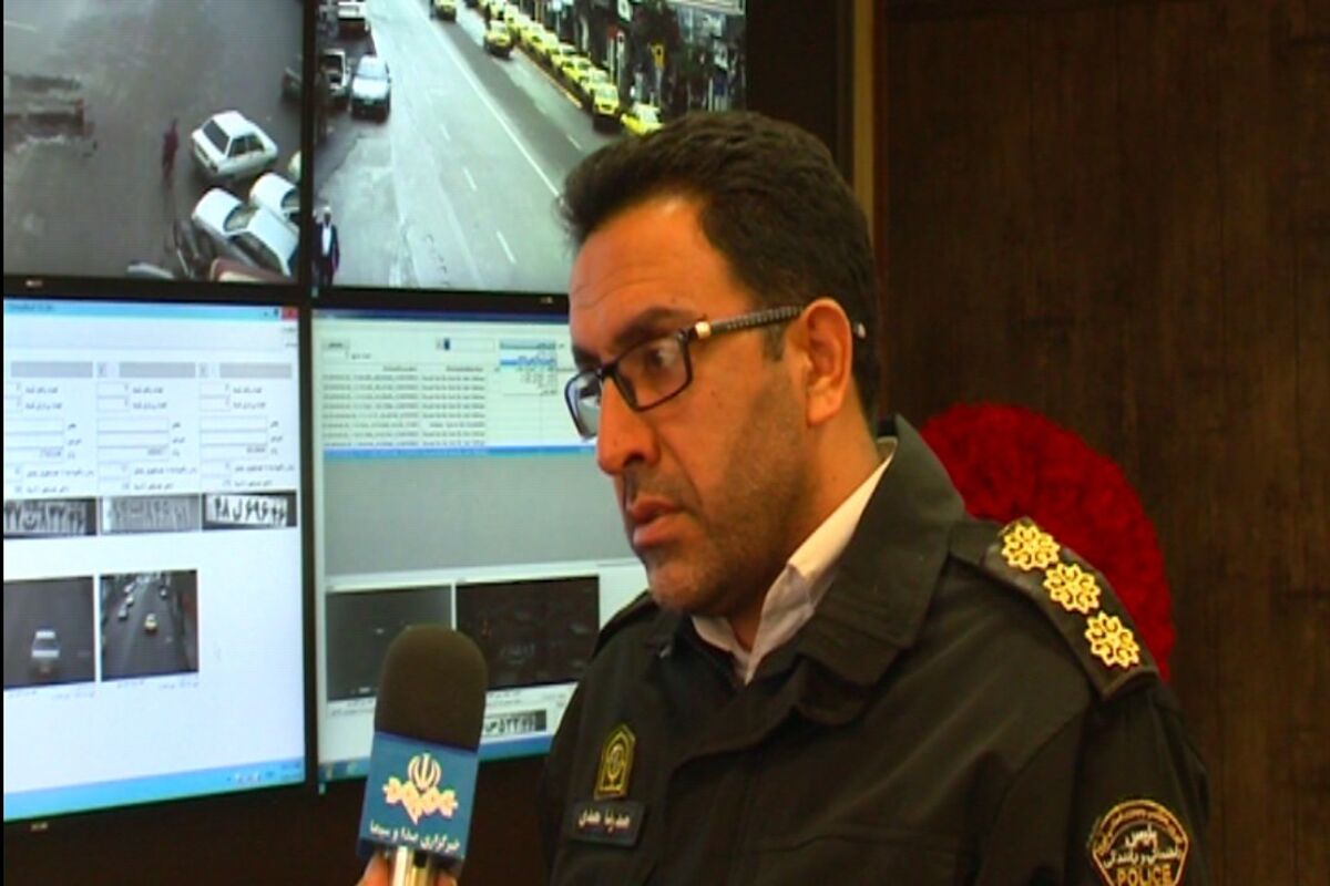 مرکز کنترل ترافیک پلیس راهور در رشت