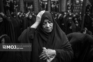 مراسم عزاداری در حسینیه سادات اخوی تهران